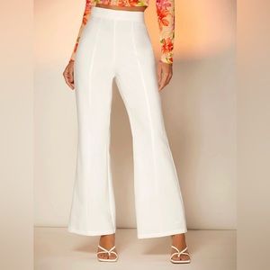 High Waist Flare Leg Pants